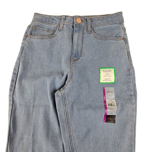 Womens High-Rise Skinny Jeans Light Wash Size 9 Juniors With Stretch jh1786 - Picture 8 of 10